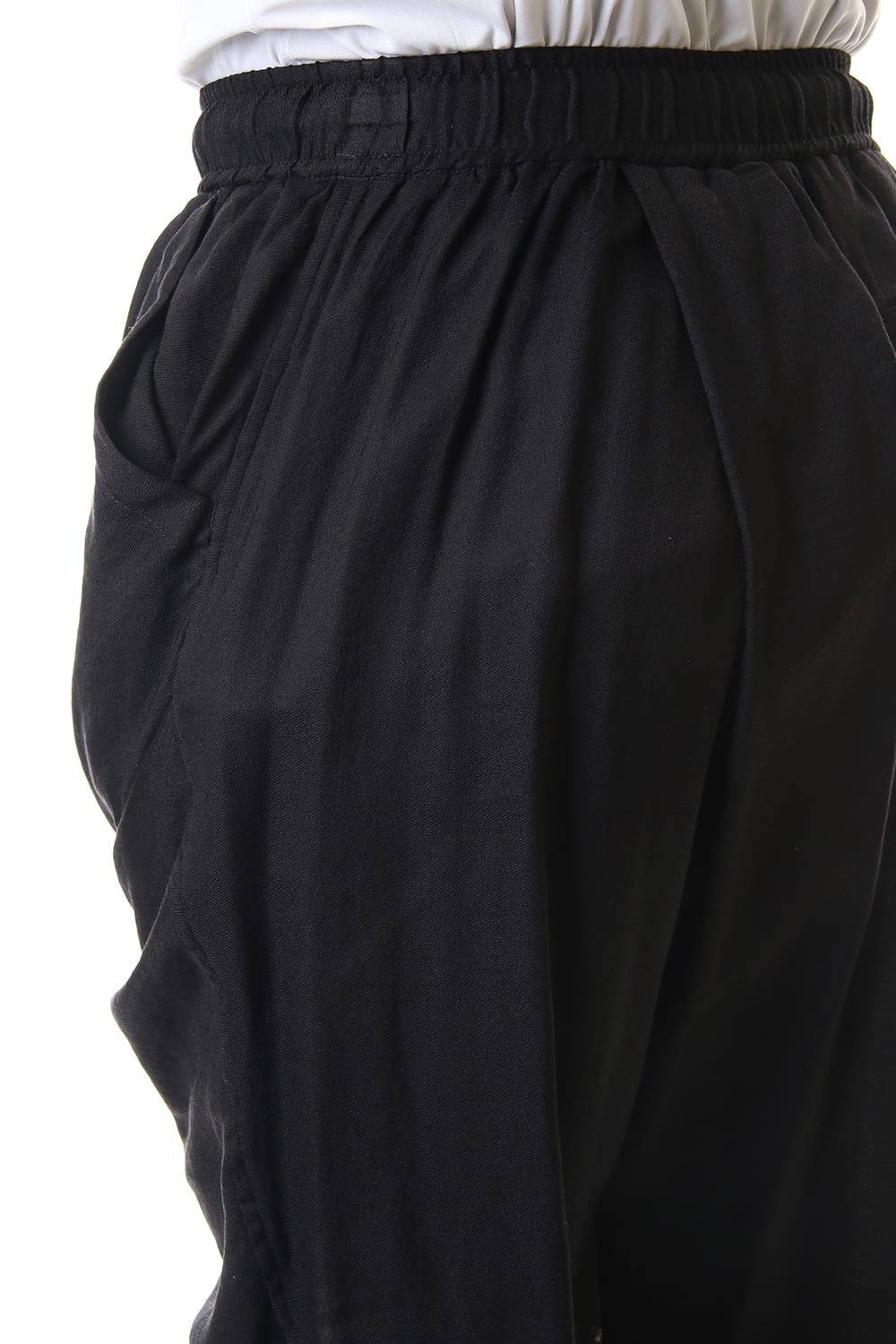 Front drape pants