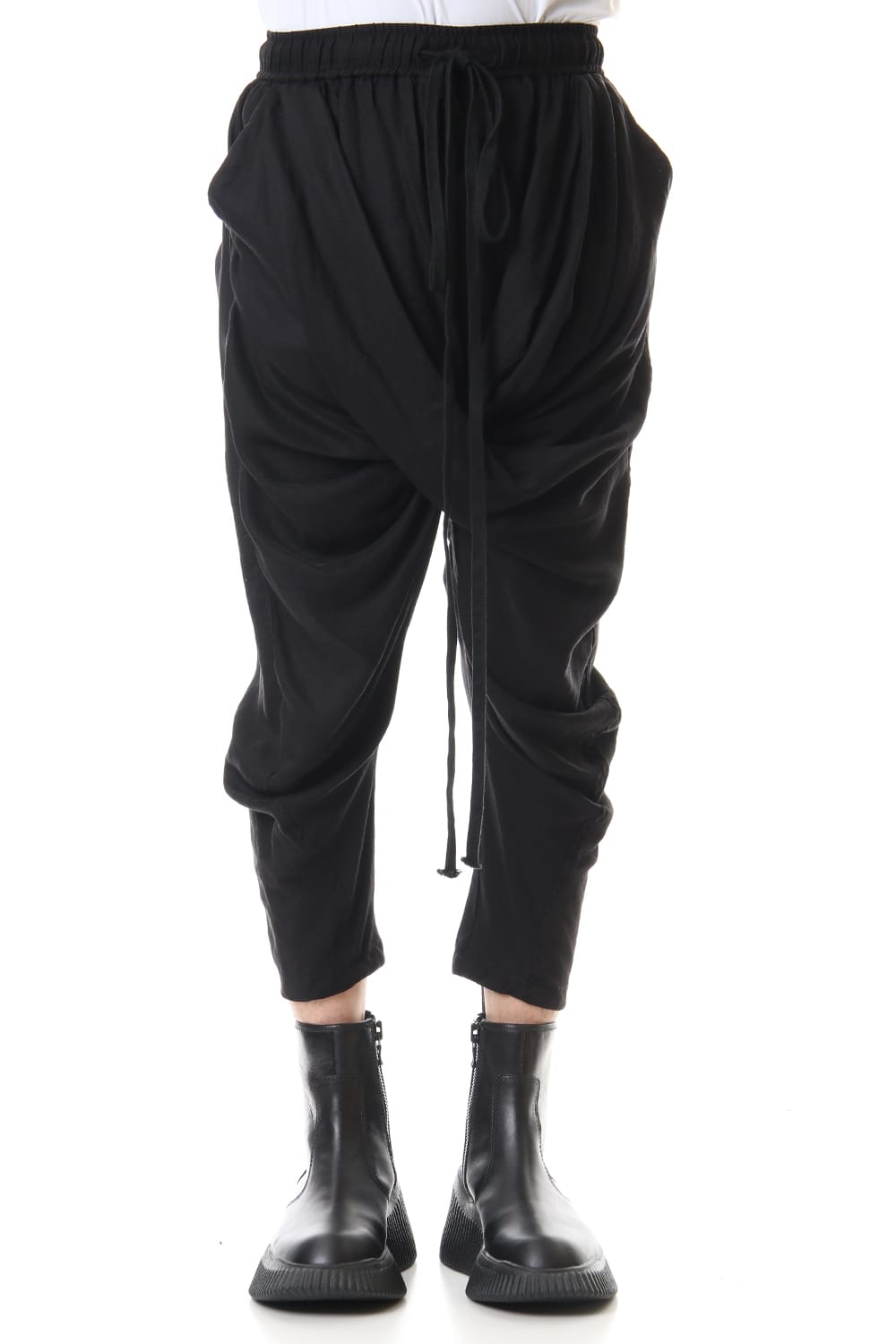 Front drape pants