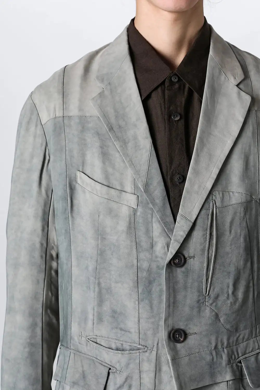 ルーズフィット 2ボタン ブレザー