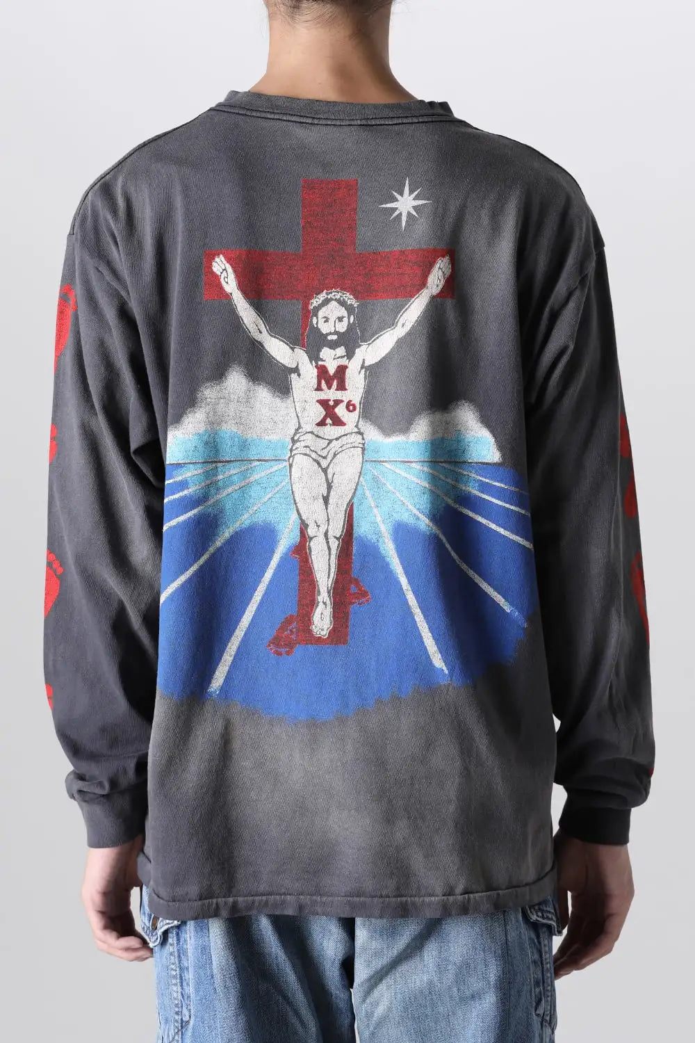 FOOT PRINT Long sleeve T-shirt