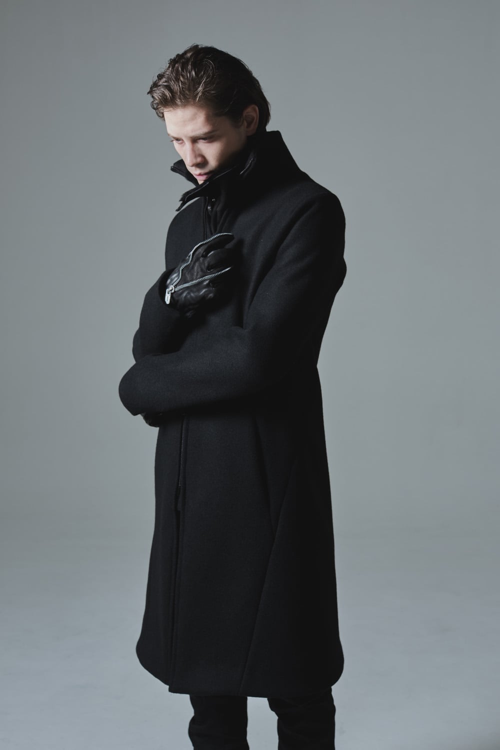 Horse Leather Split ZIP Gloves - ST108-0069A