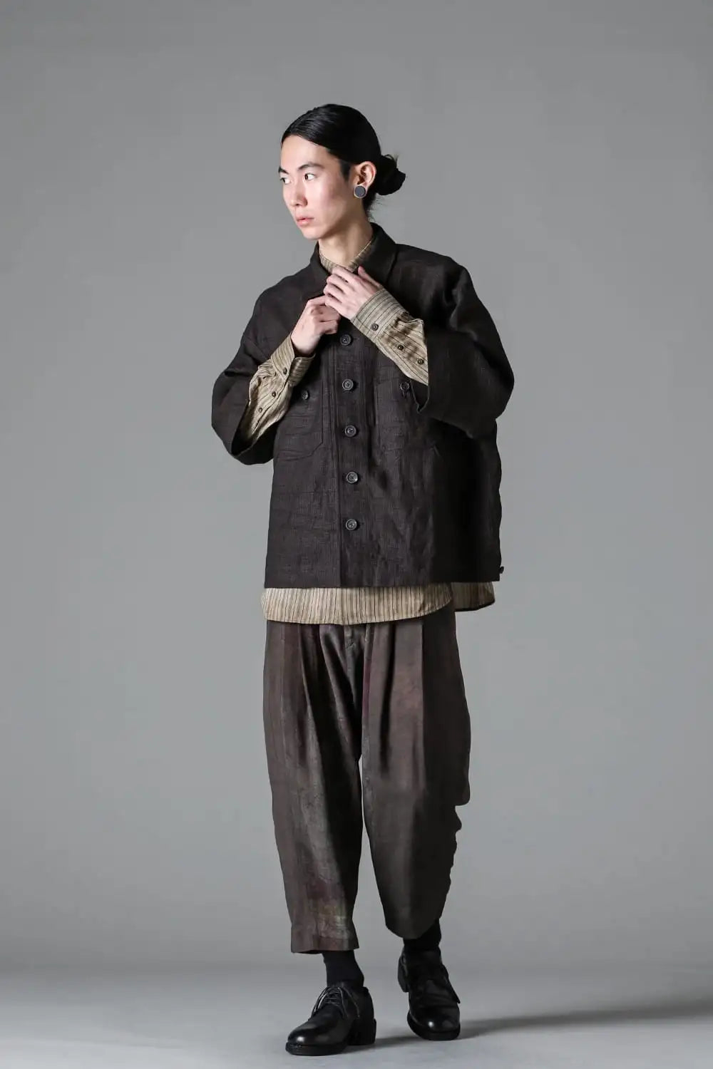 Oversized Short Sleeve Workers Shirt