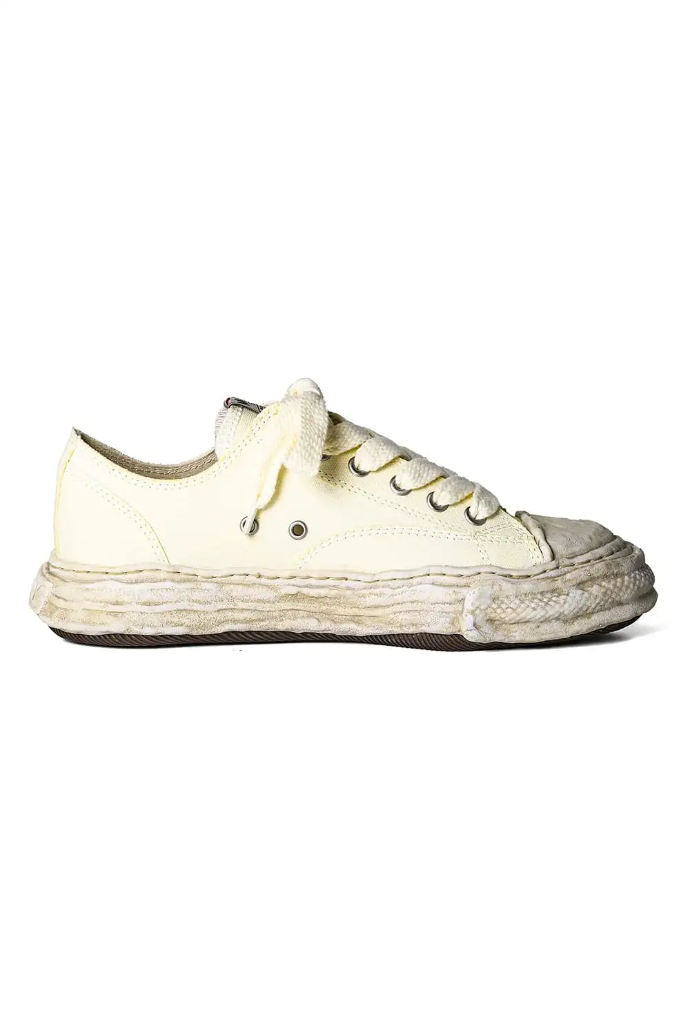 PETERSON 23 canvas garment dye Low-Top sneakers White
