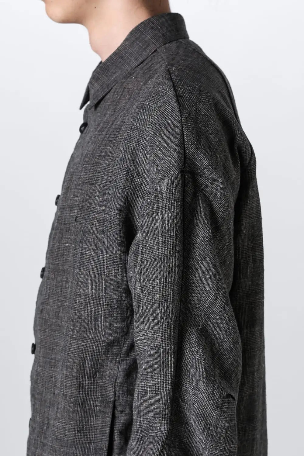 ジャケット リネン グレンチェック