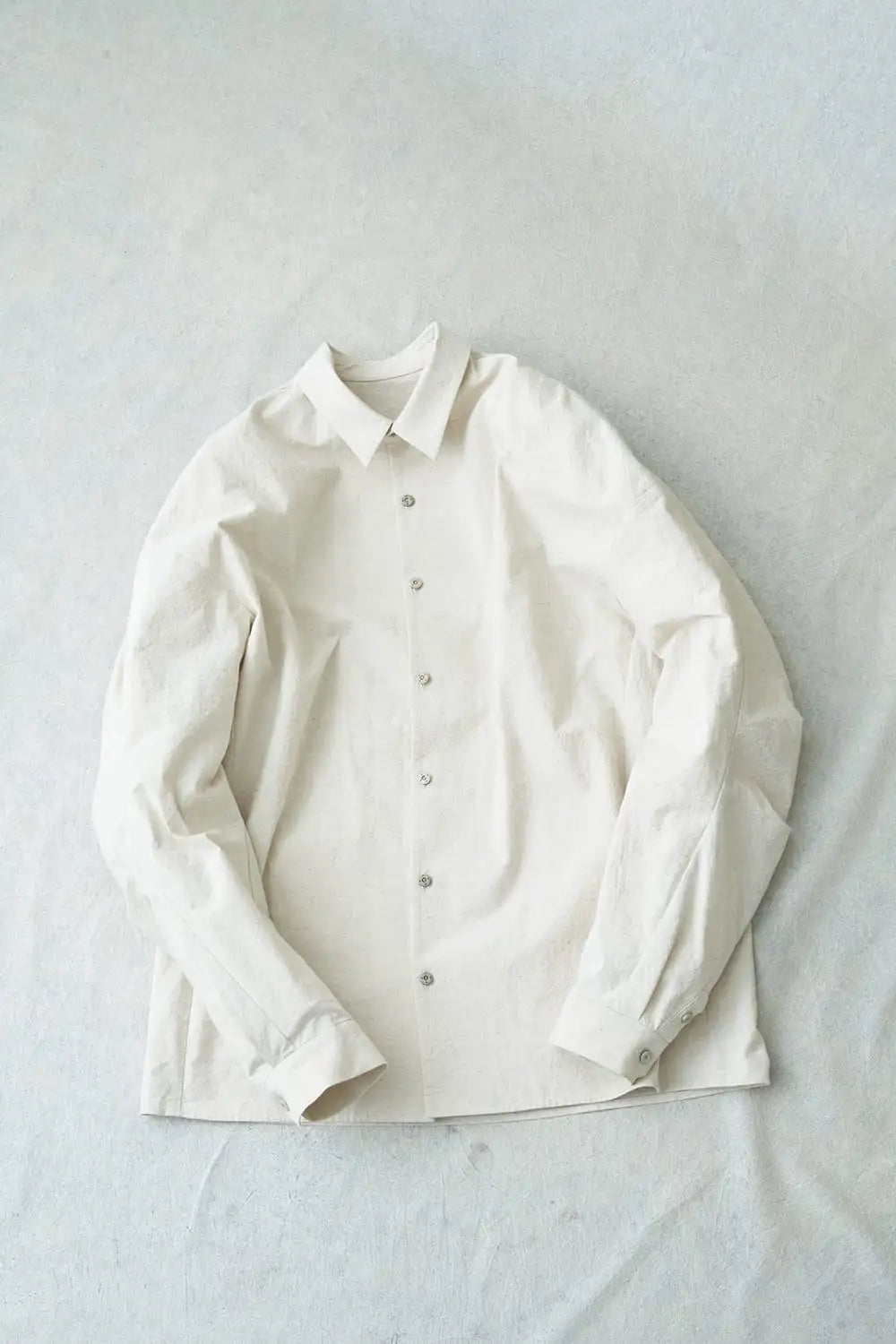 シャツ ルーズフィット コットンヘンプ