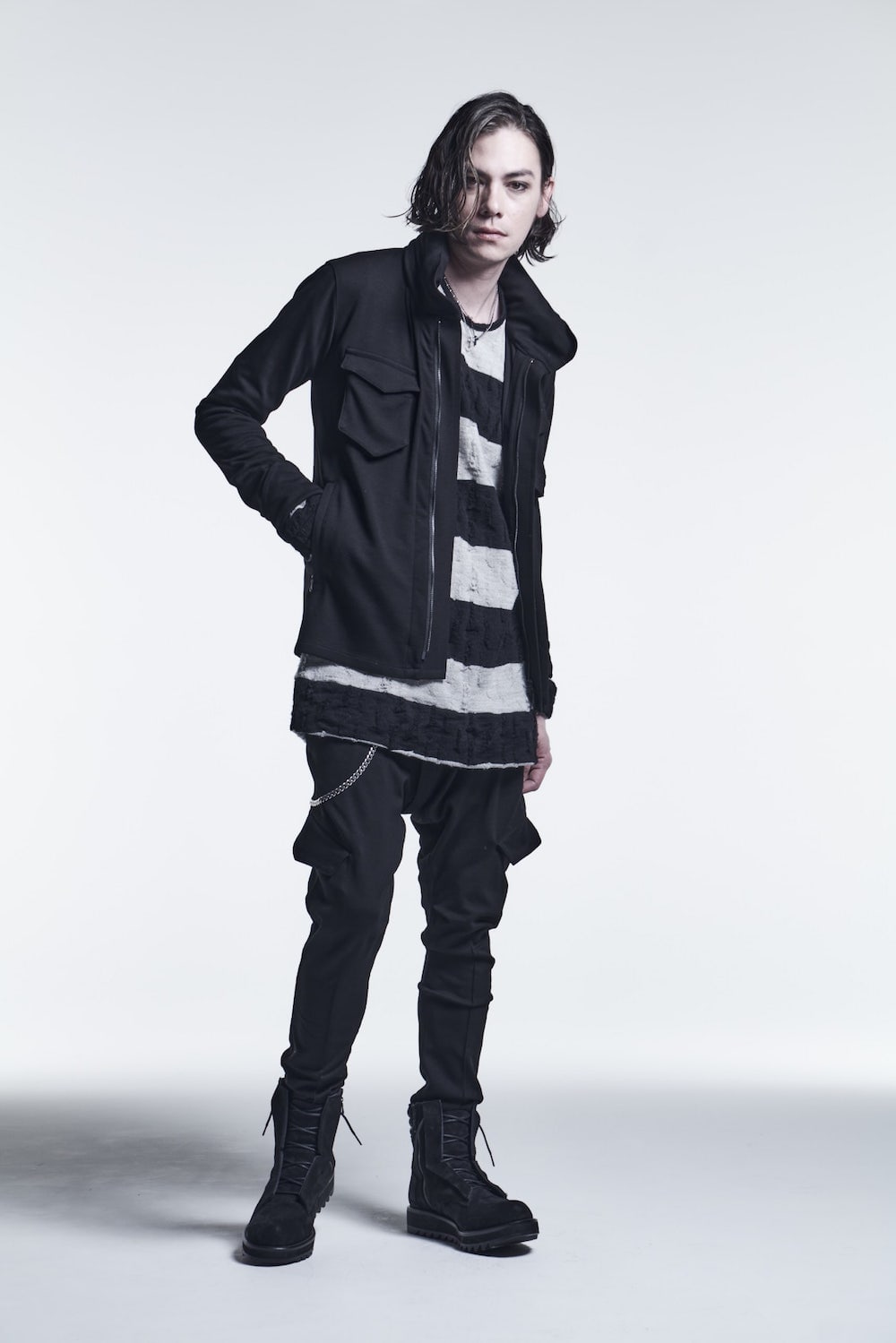 Saruel Cargo Pants Black