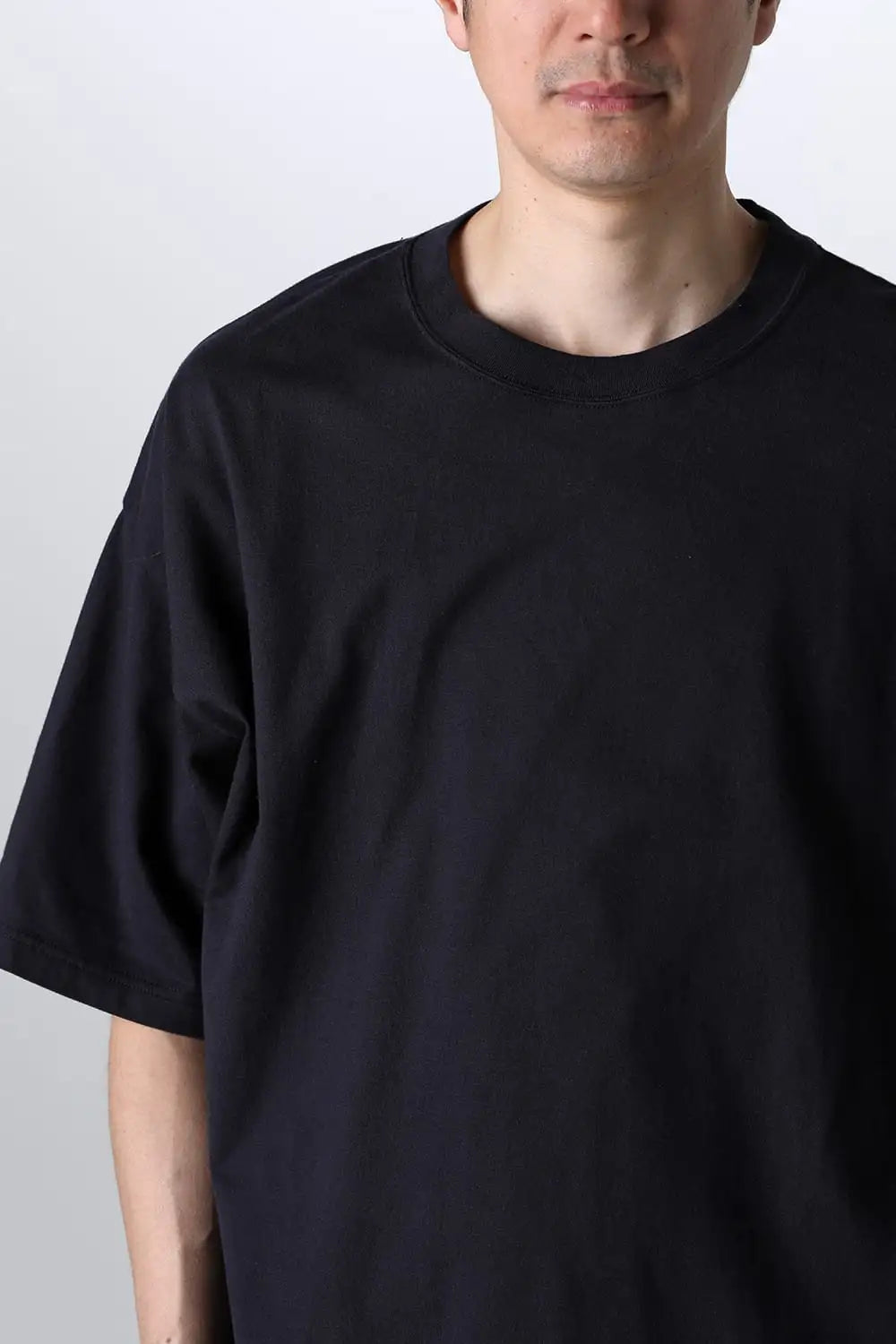 ドロップショルダーTシャツネイビー