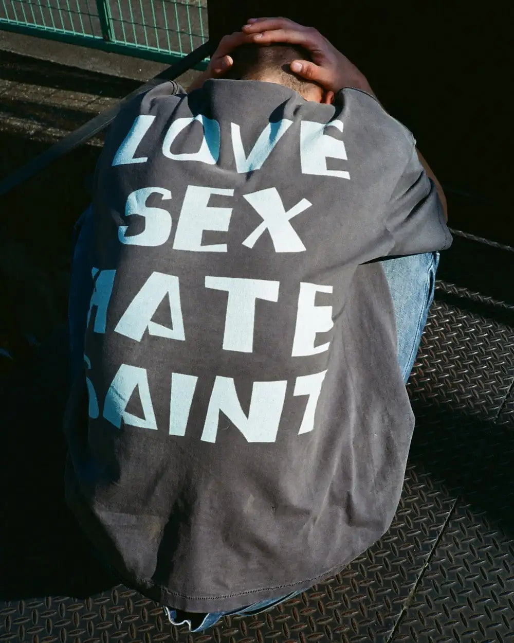 SHERMER ACADEMY × SAINT Mxxxxxx CELEBRITY Short sleeve T-shirt