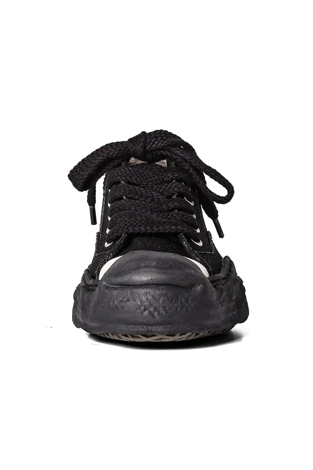 HANK Original sole Toe cap sneaker LOW canvas Black/Black