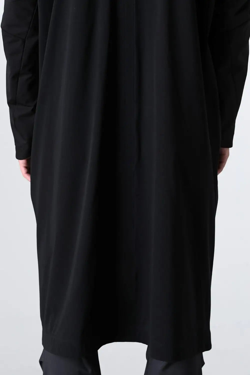 Hight neck coat water repellent polyester