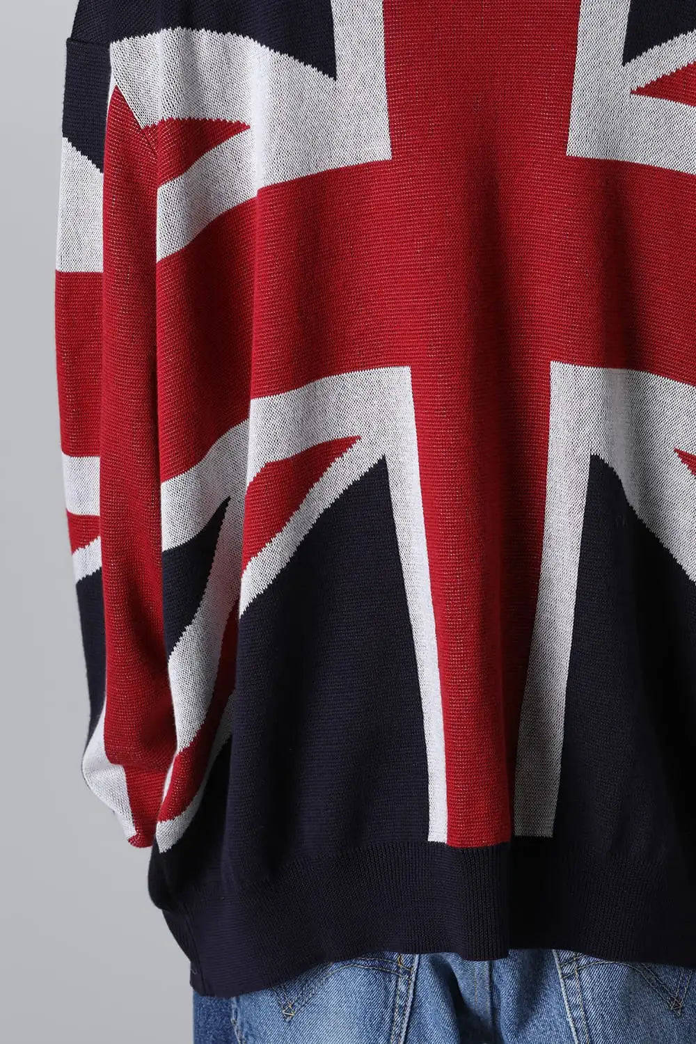 crew neck sweater.(union jack)