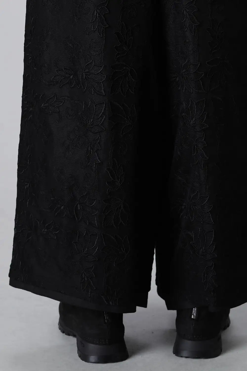 Lace Layered Wide Pants