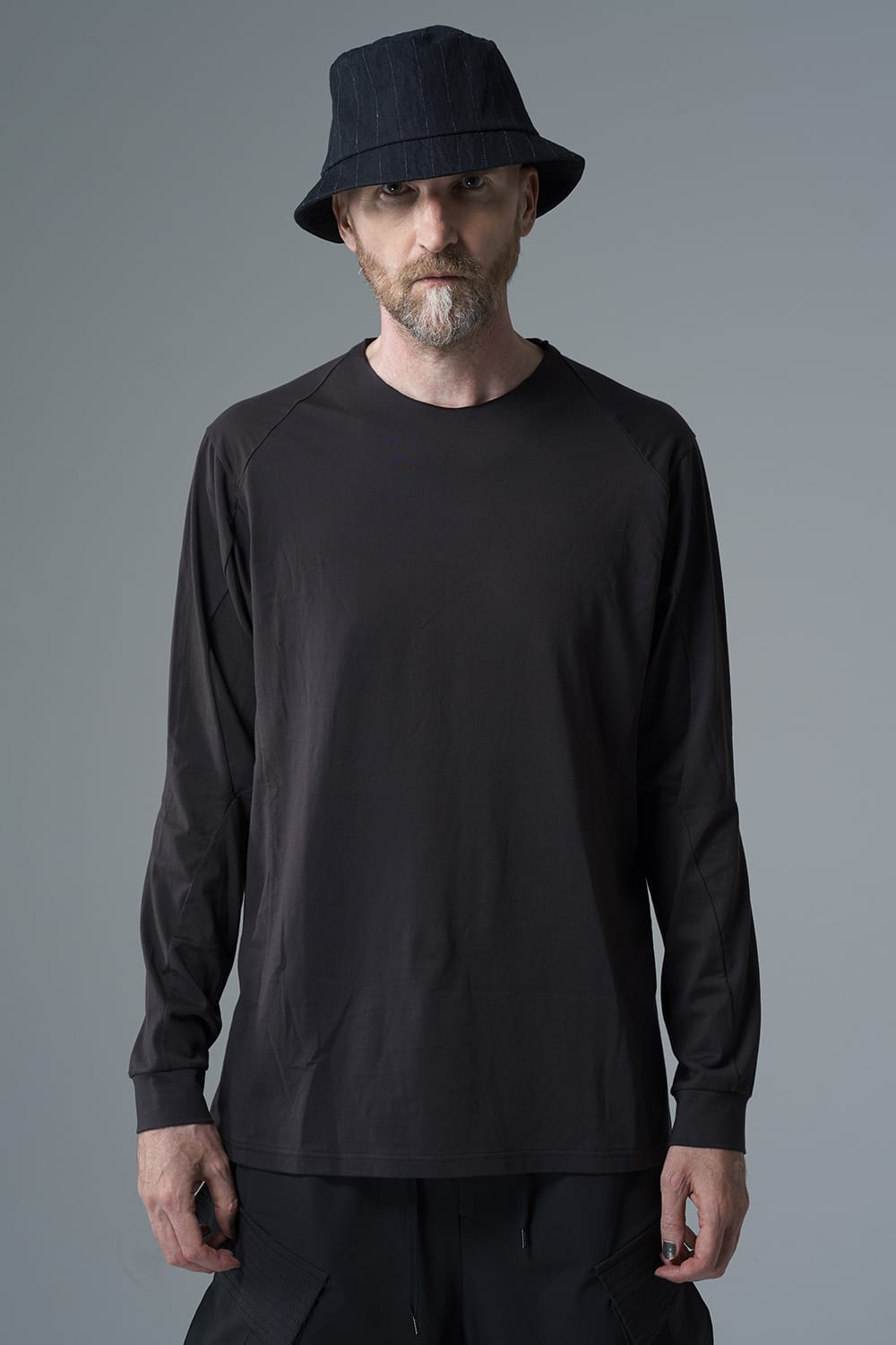 Long sleeve egyptian cotton jersey ( SUVIN )  Espresso