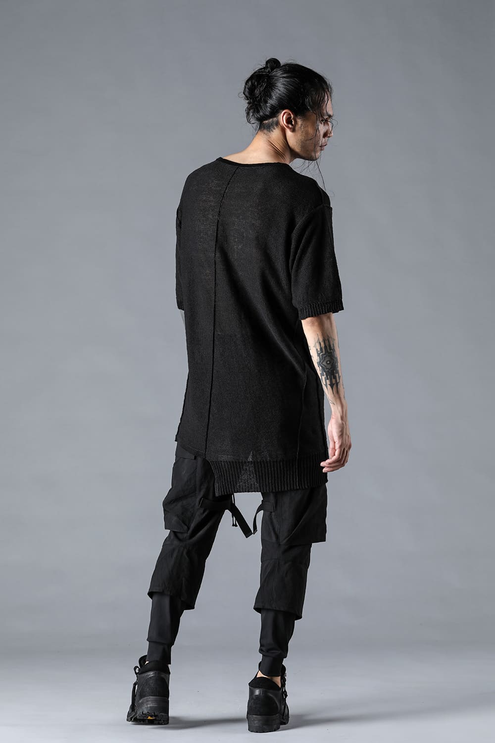 リネンニットTシャツ