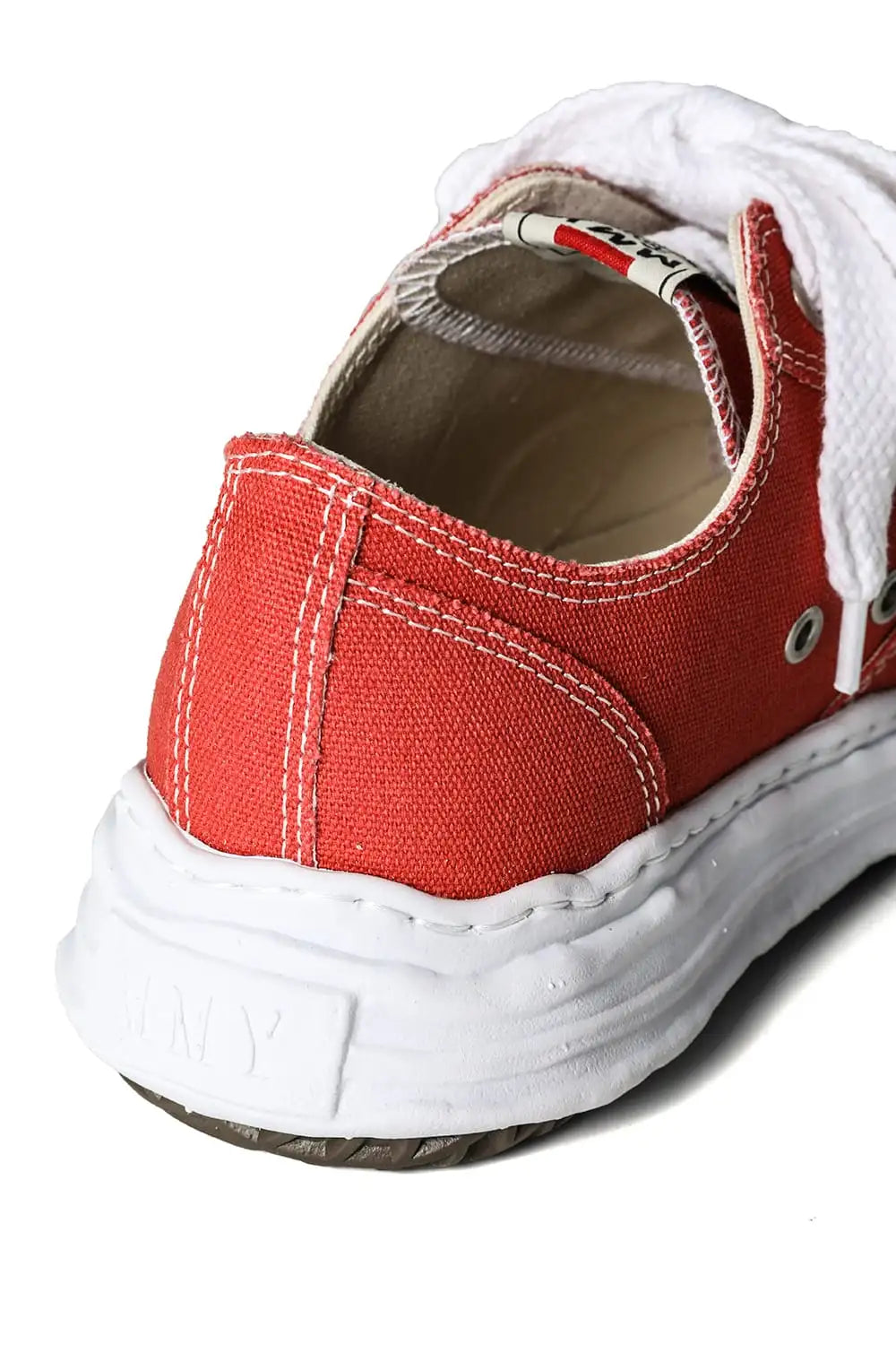 HANK Original sole Toe cap sneaker LOW canvas Orange