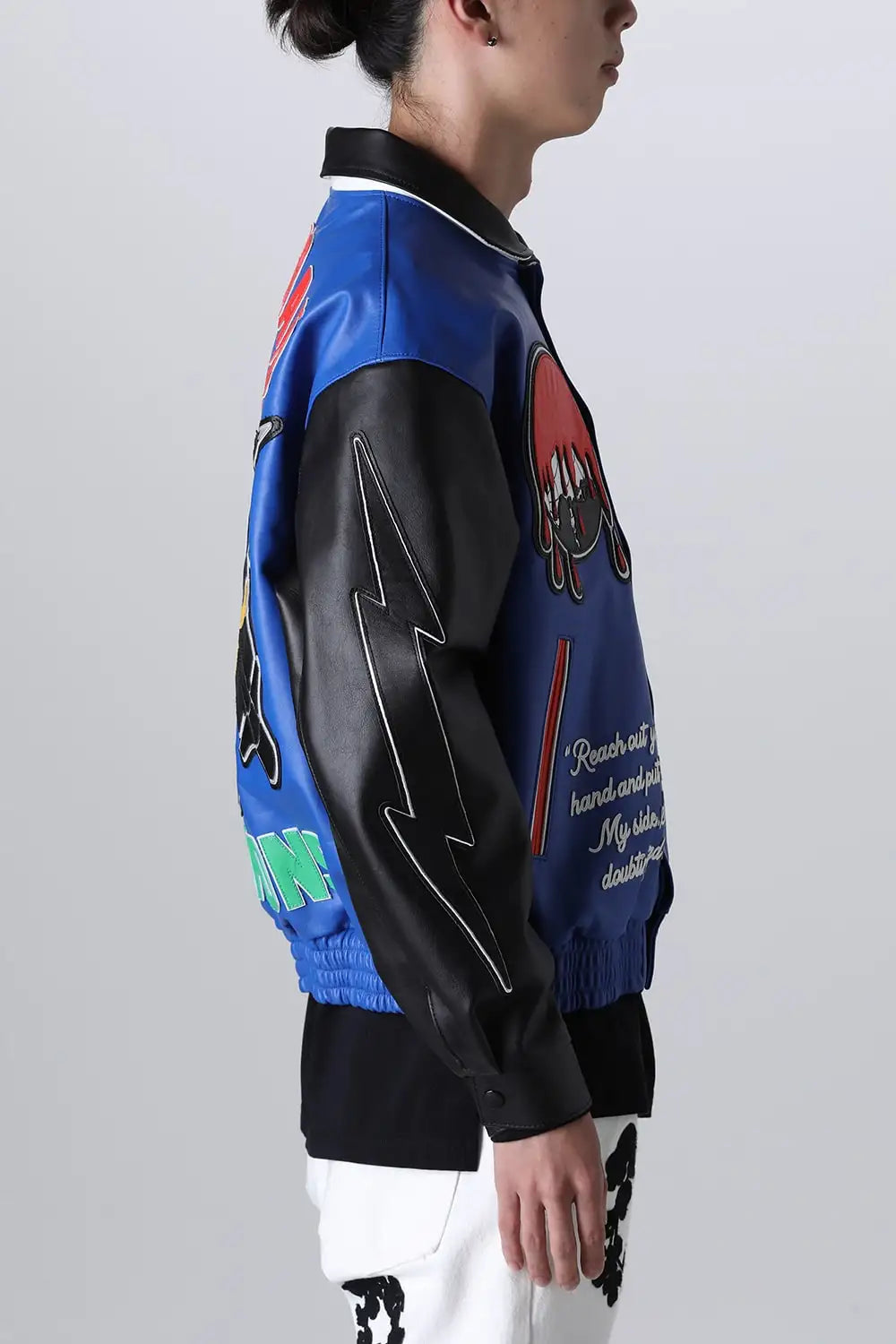 DENIM TEARS × SAINT Mxxxxxx HOLY GRAIL Varsity Jacket