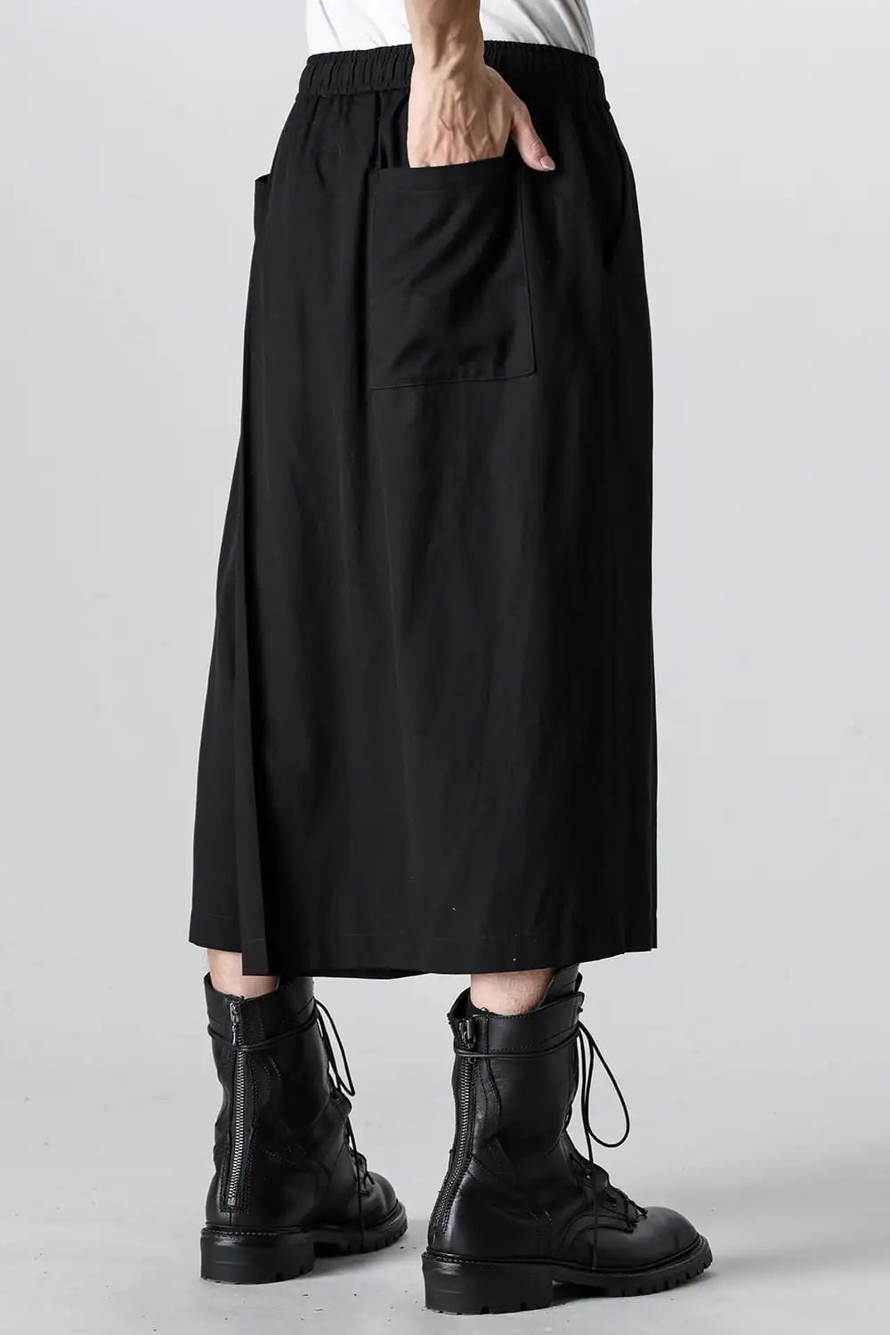 Rayon/Cotton Cloth Wide Pants
