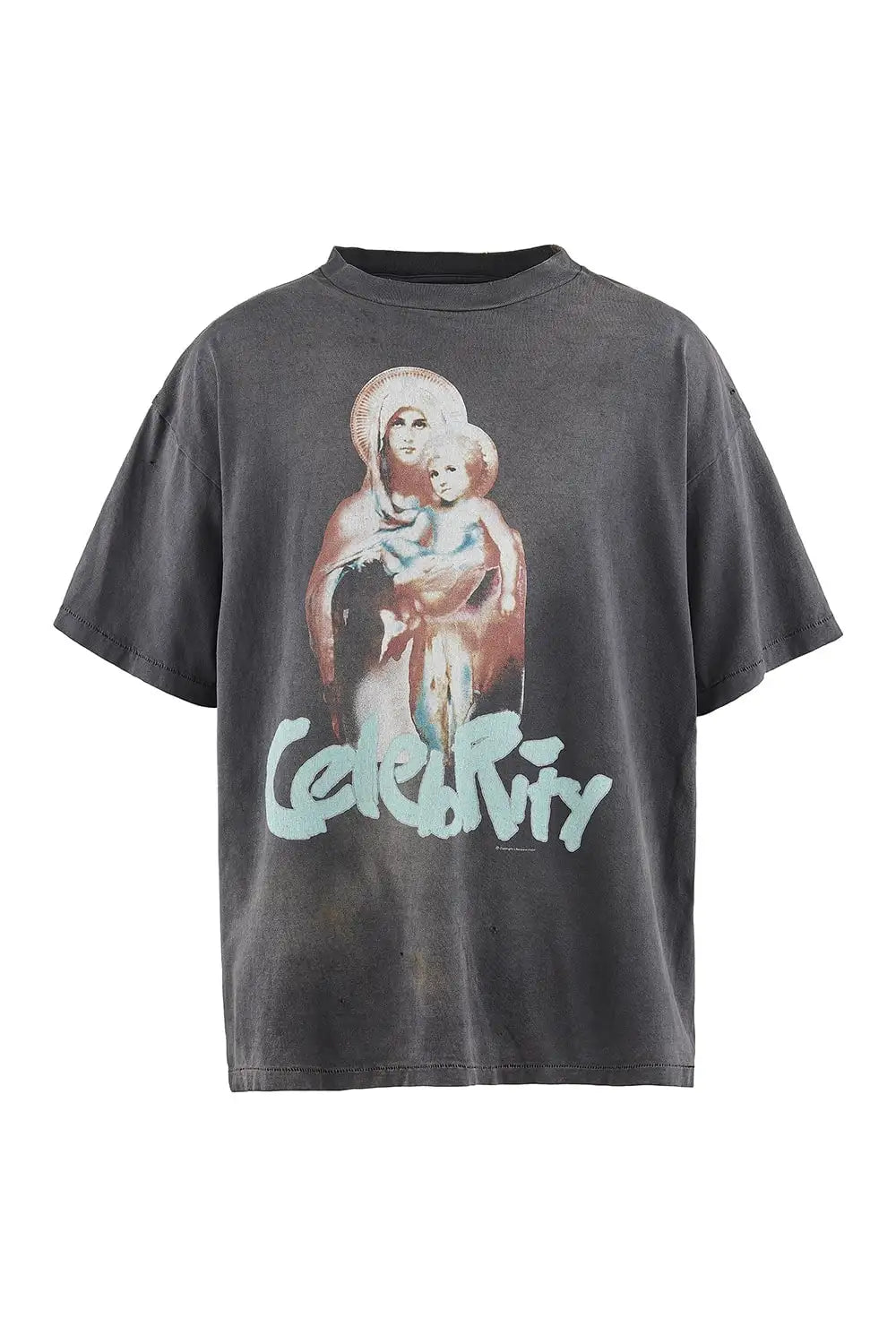 SHERMER ACADEMY × SAINT Mxxxxxx CELEBRITY Short sleeve T-shirt