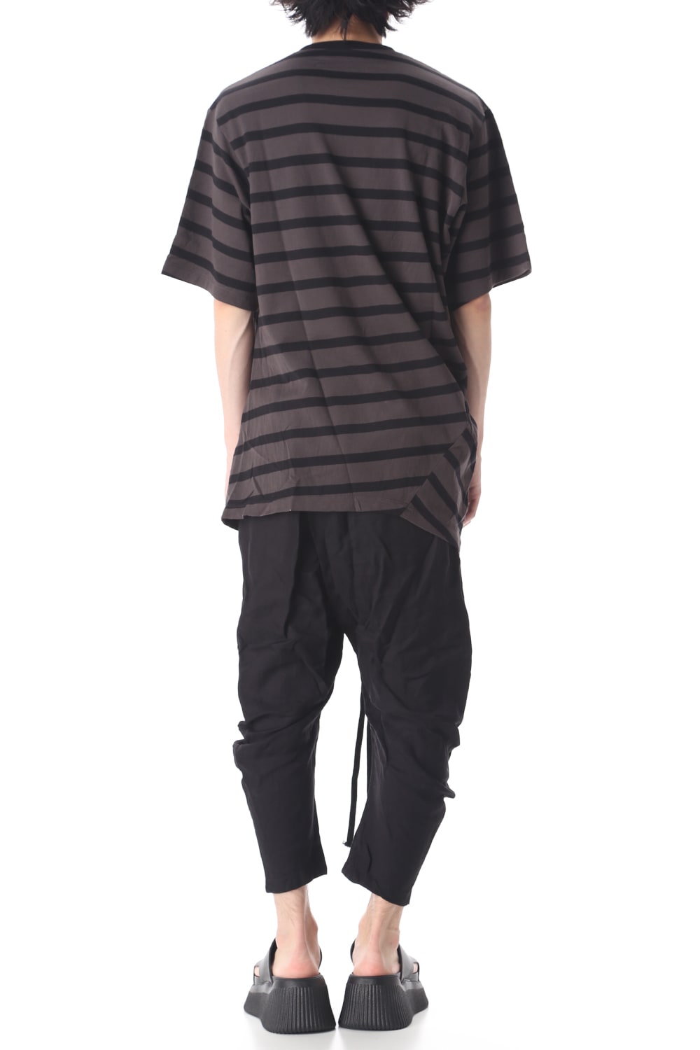 STRIPE T-SHIRT CH x BK