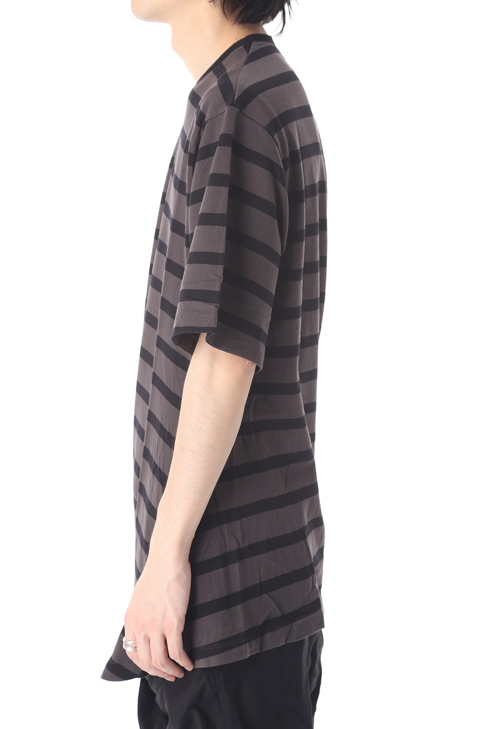 STRIPE T-SHIRT CH x BK