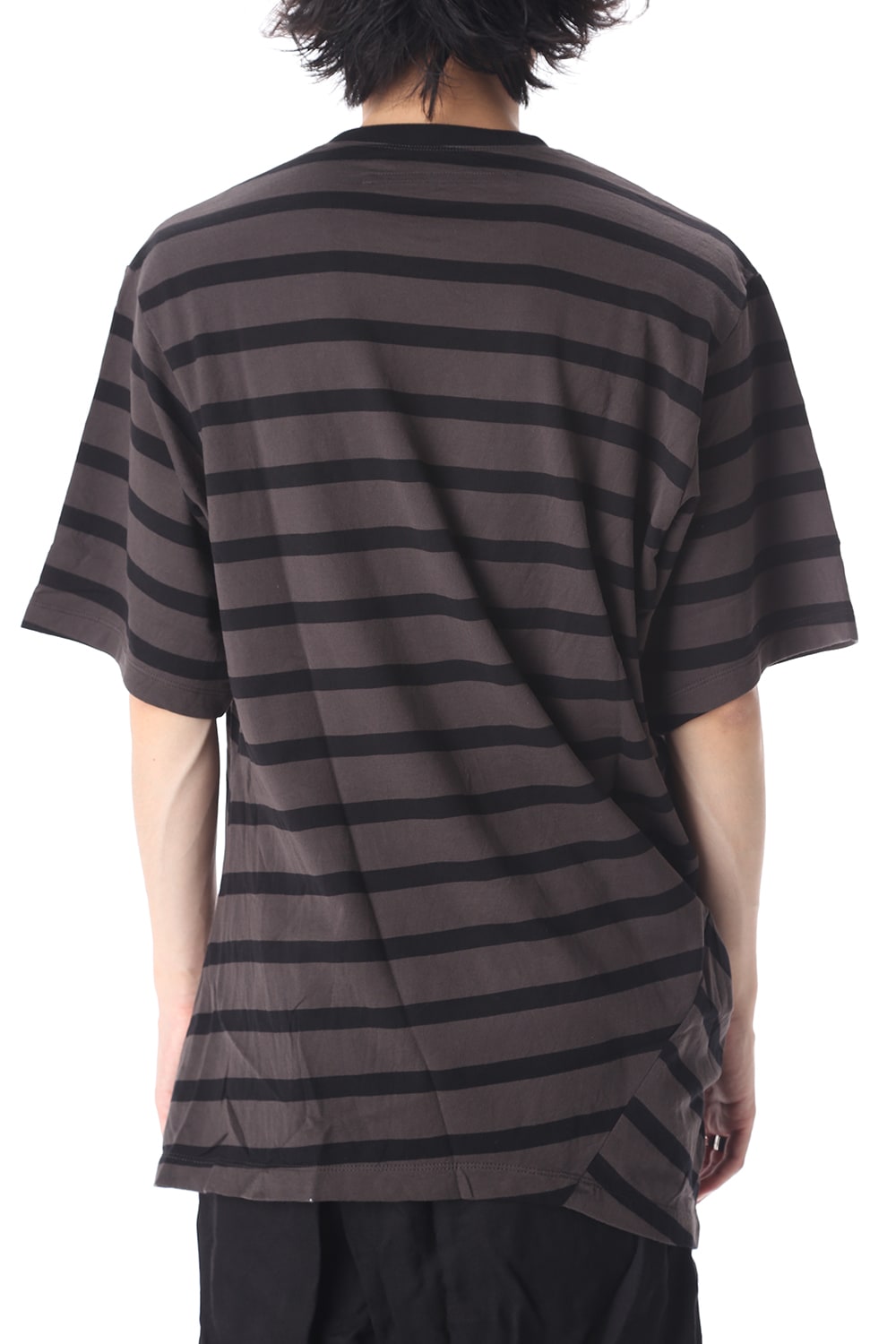 STRIPE T-SHIRT CH x BK