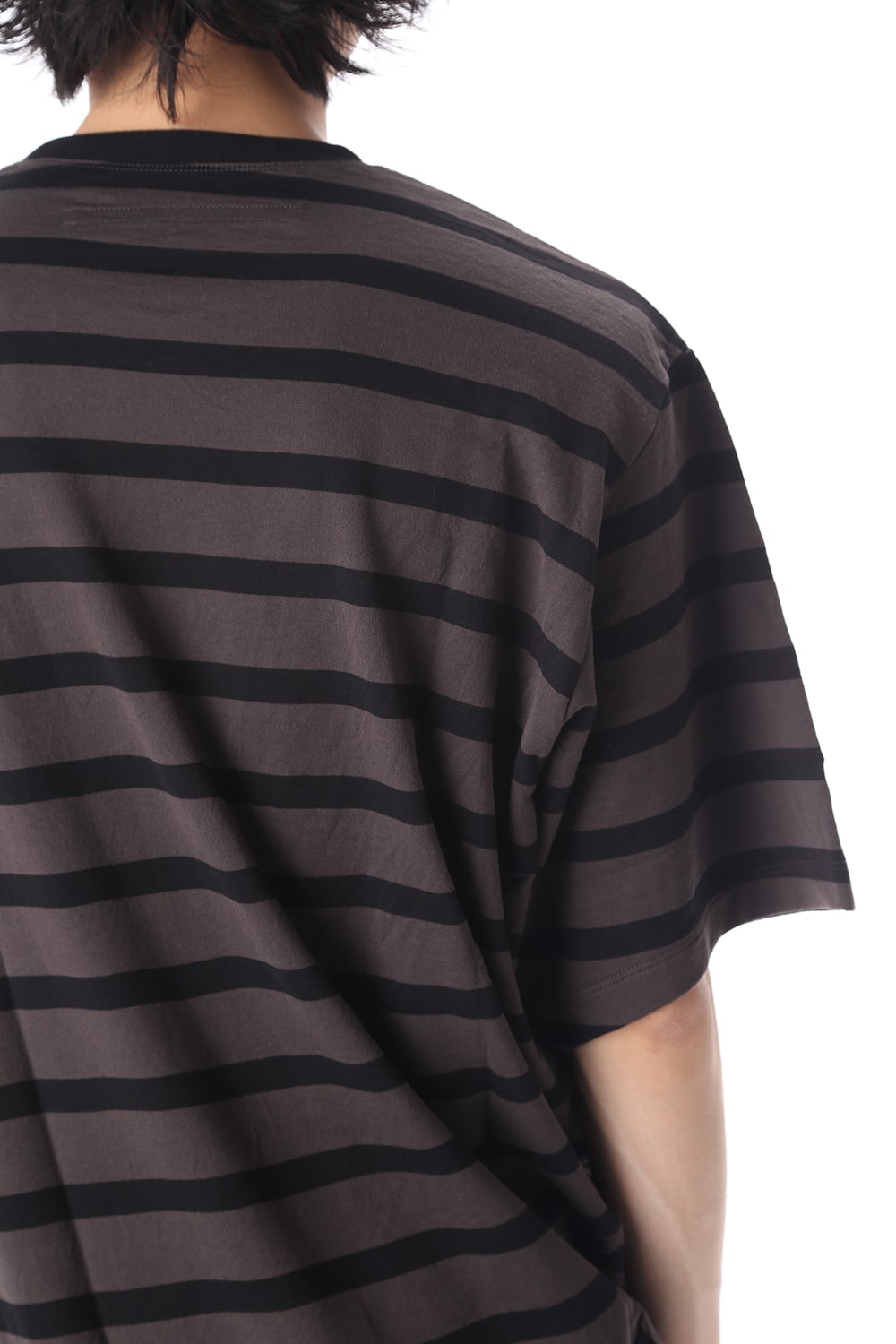 STRIPE T-SHIRT CH x BK