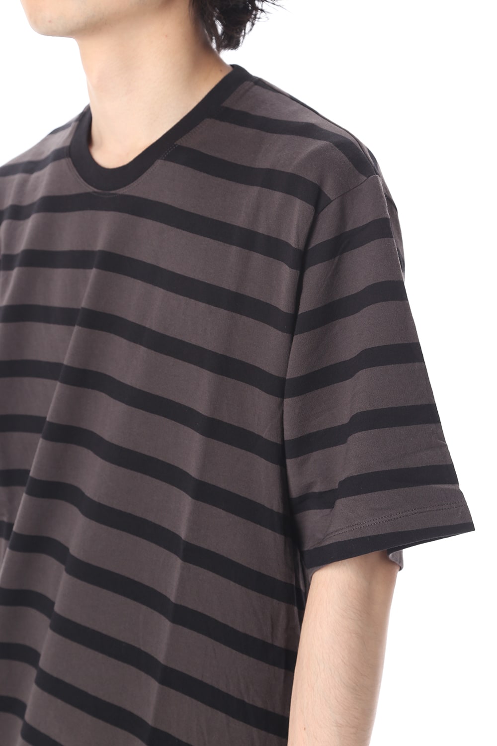 STRIPE T-SHIRT CH x BK