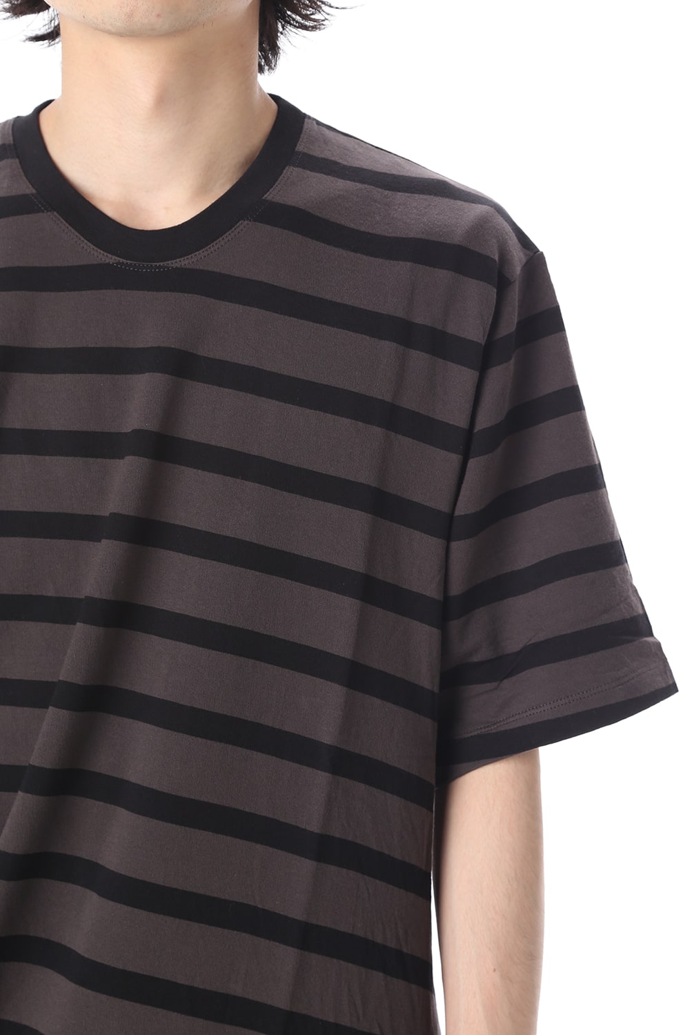 STRIPE T-SHIRT CH x BK