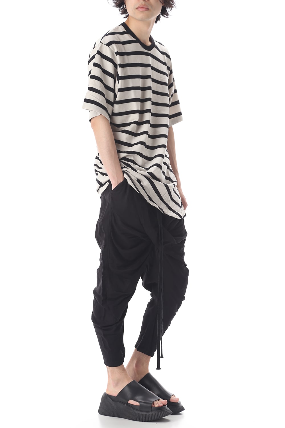 STRIPE T-SHIRT OFF x BK