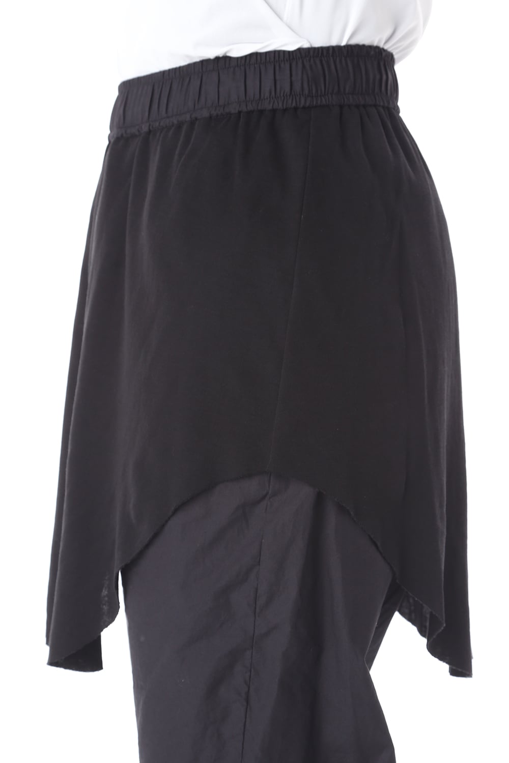 CURVED LEG SKIRT PANTS