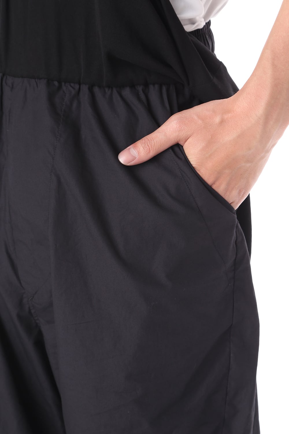 CURVED LEG SKIRT PANTS