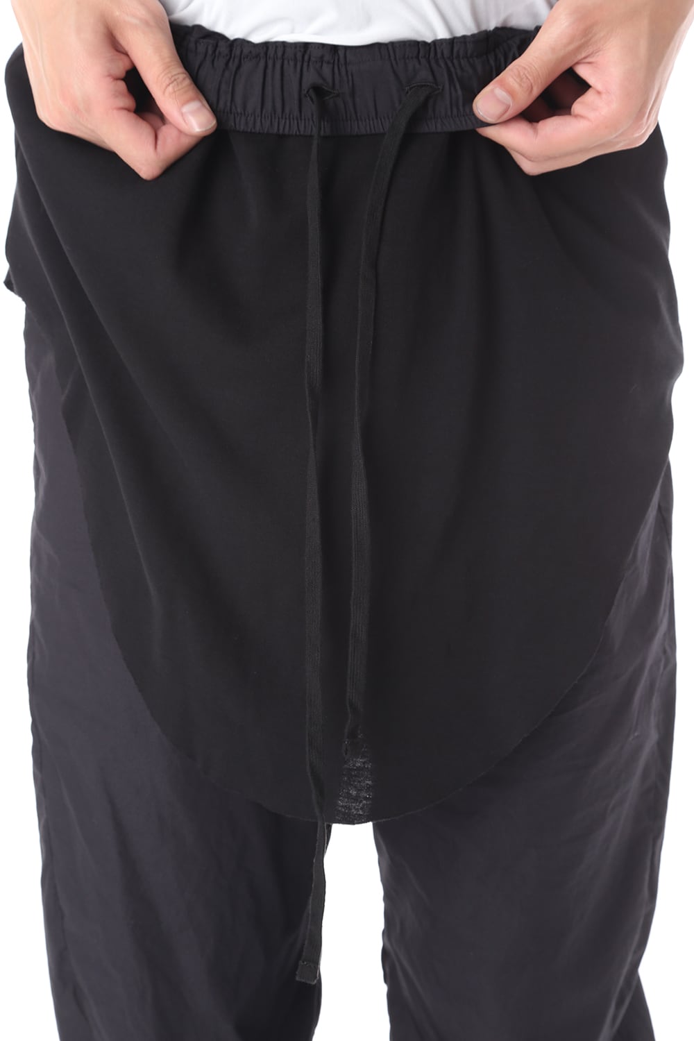 CURVED LEG SKIRT PANTS