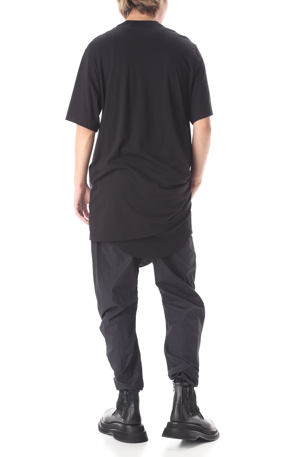 CURVED LEG SKIRT PANTS