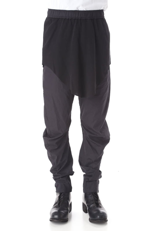 CURVED LEG SKIRT PANTS