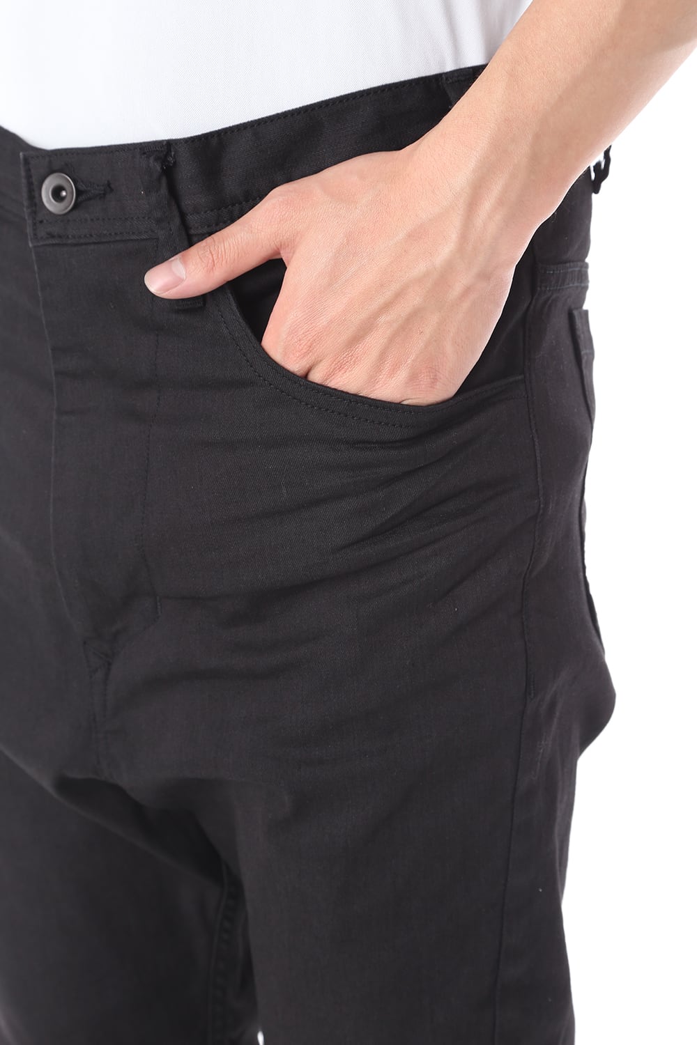 CURVED SLIM JEANS Black