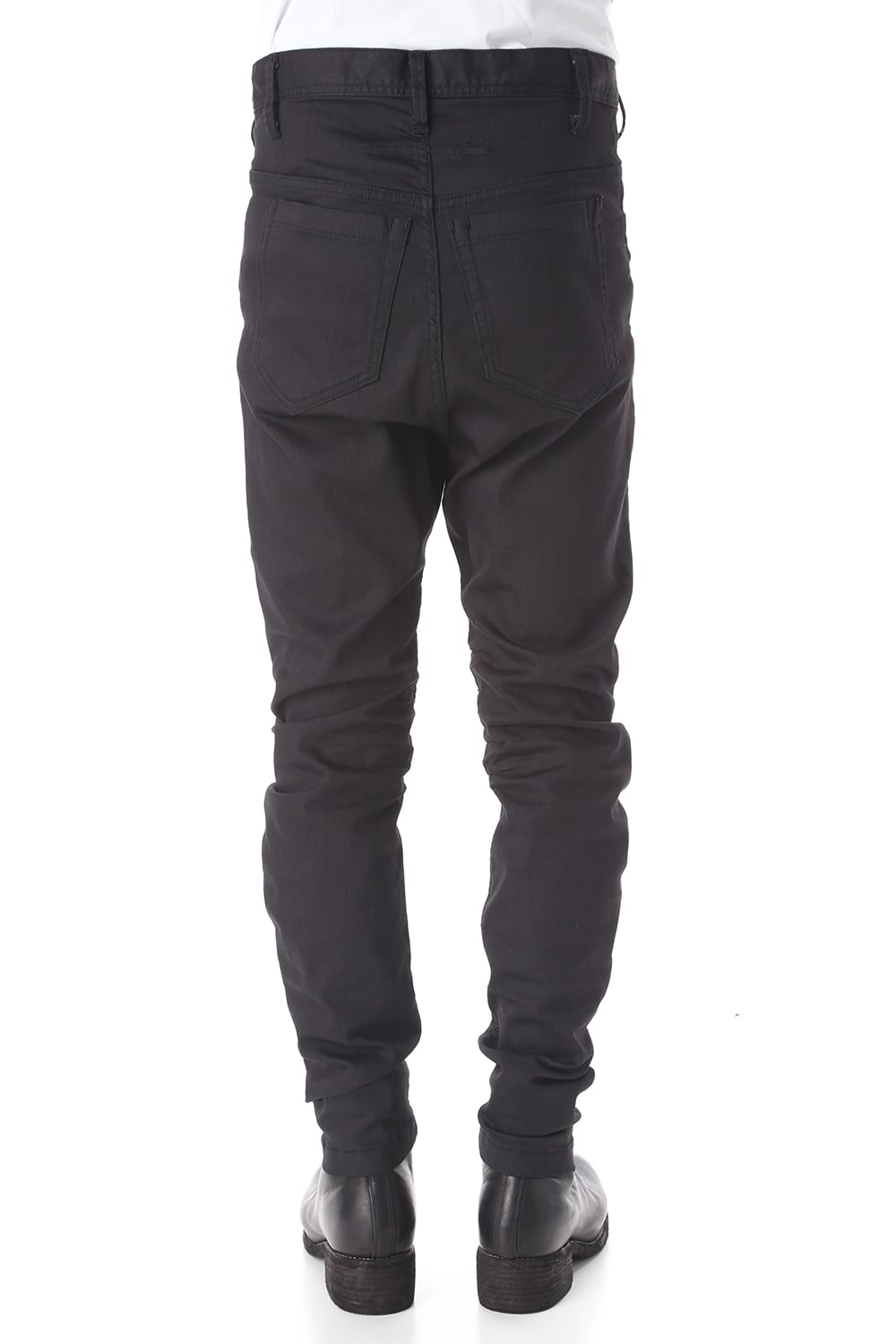 CURVED SLIM JEANS Black