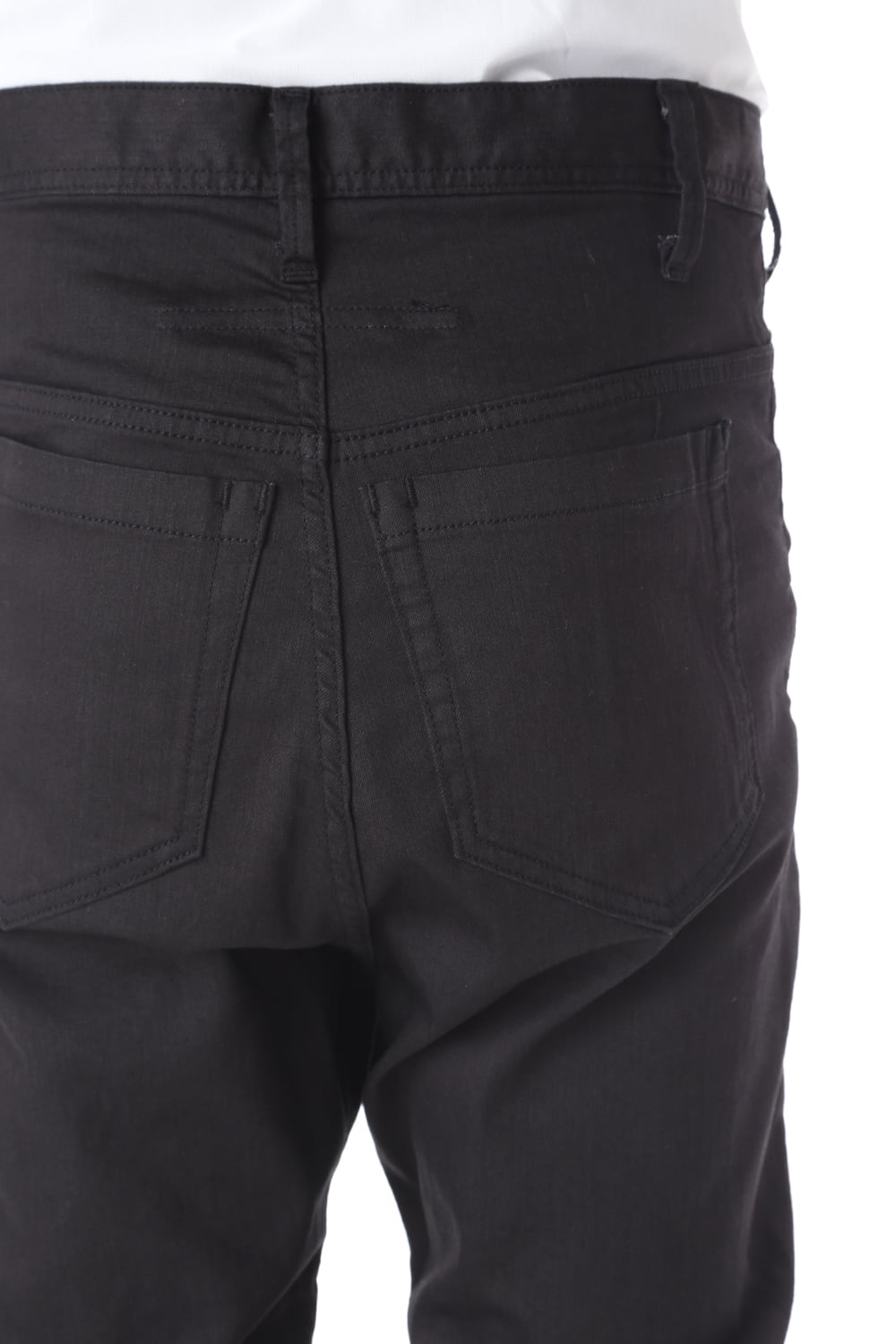 CURVED SLIM JEANS Black