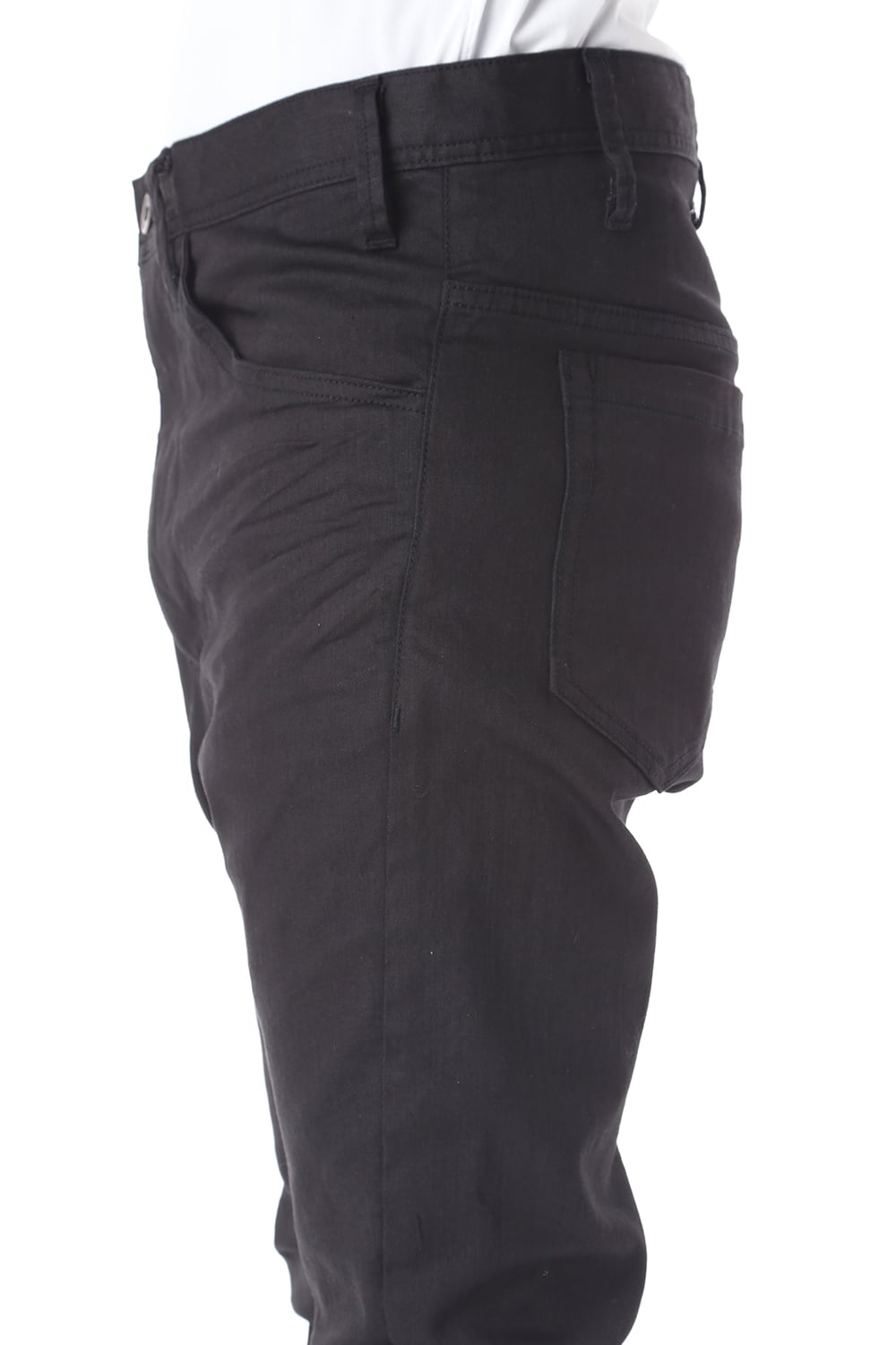 CURVED SLIM JEANS Black