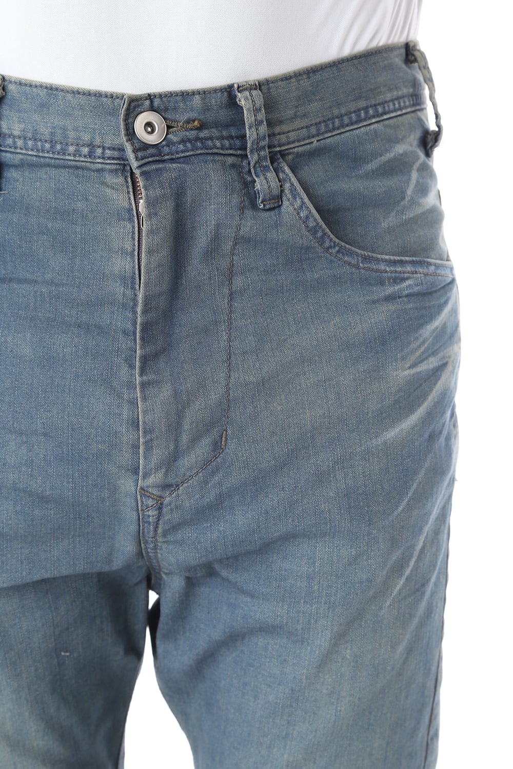 CURVED SLIM JEANS Indigo