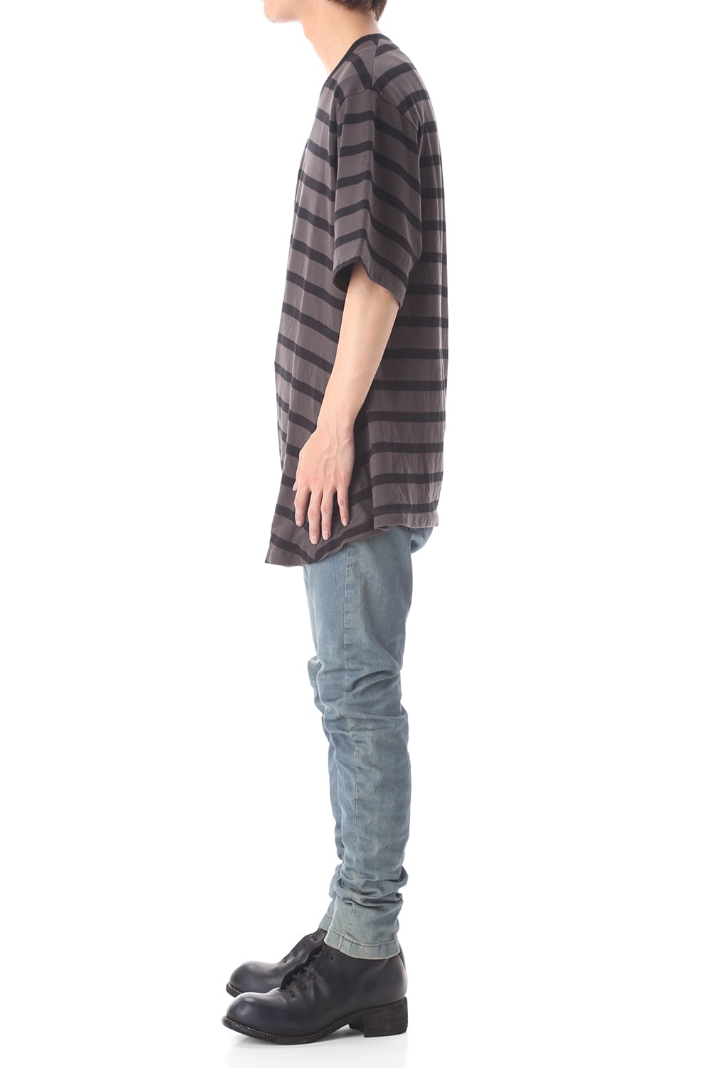 CURVED SLIM JEANS Indigo