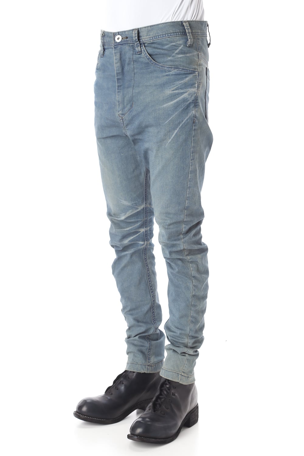 CURVED SLIM JEANS Indigo