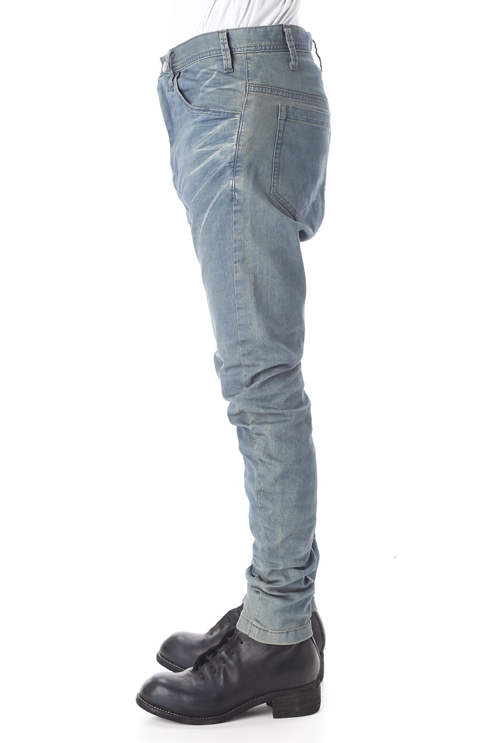 CURVED SLIM JEANS Indigo