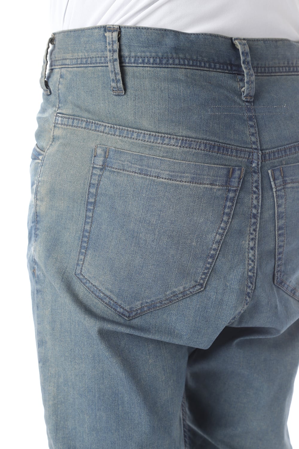 CURVED SLIM JEANS Indigo