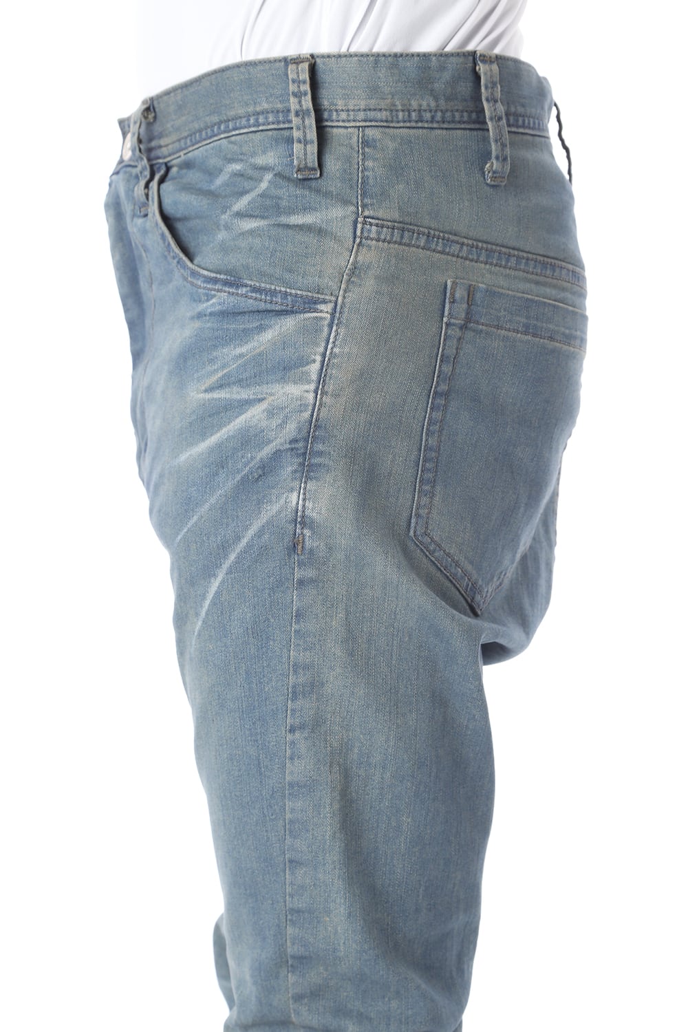 CURVED SLIM JEANS Indigo