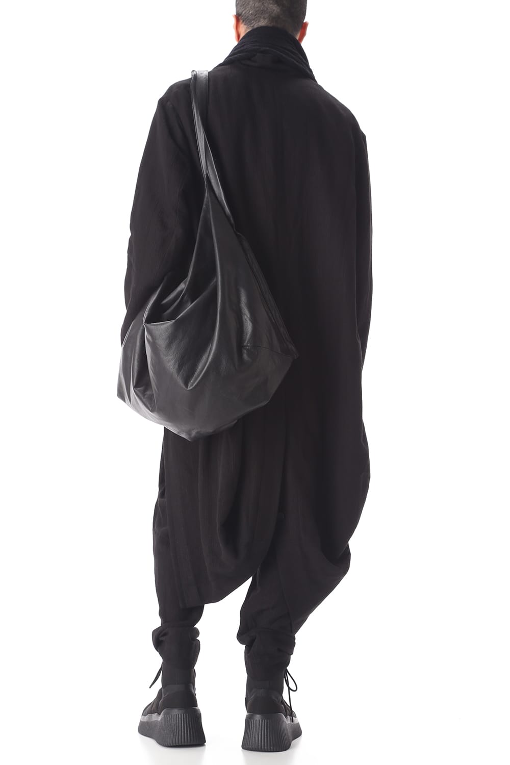 LARGE LEATHER SACOCHE BAG