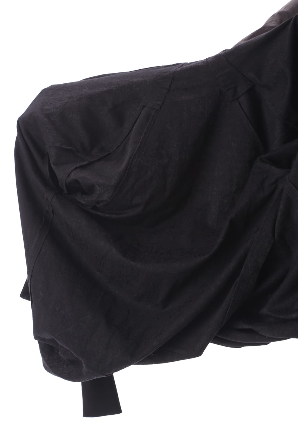 ドレープ ジャガード ブルゾン ブラック