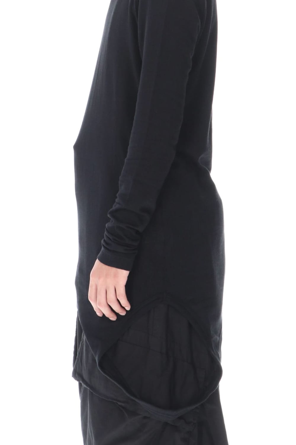 ループ ロングスリーブ T-シャツ ブラック