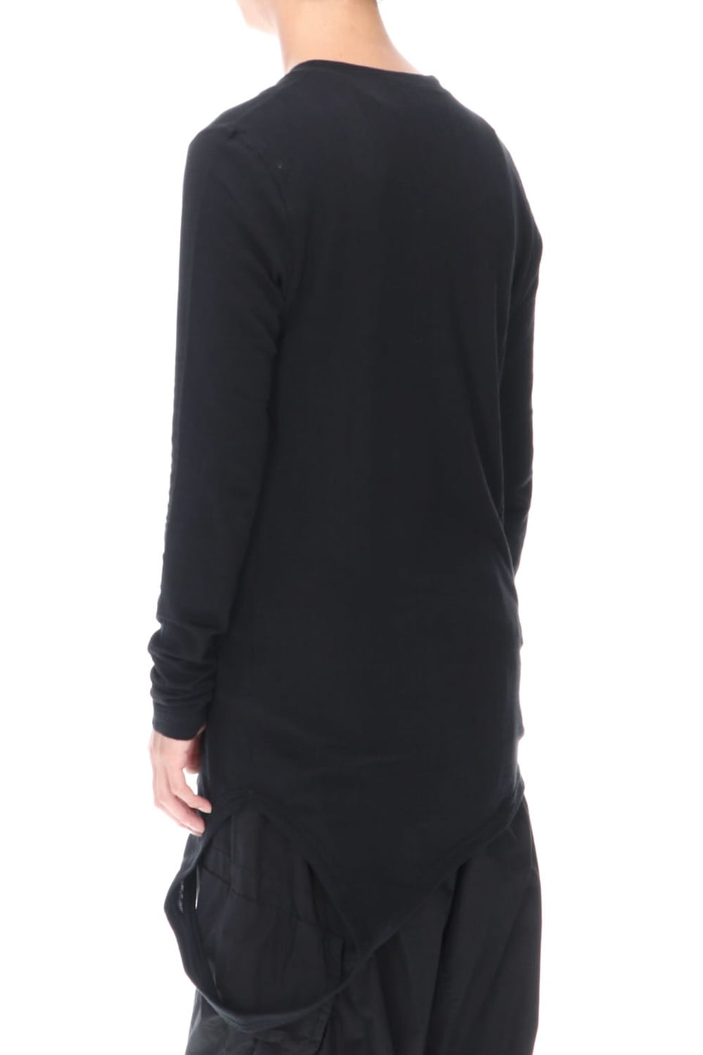 ループ ロングスリーブ T-シャツ ブラック