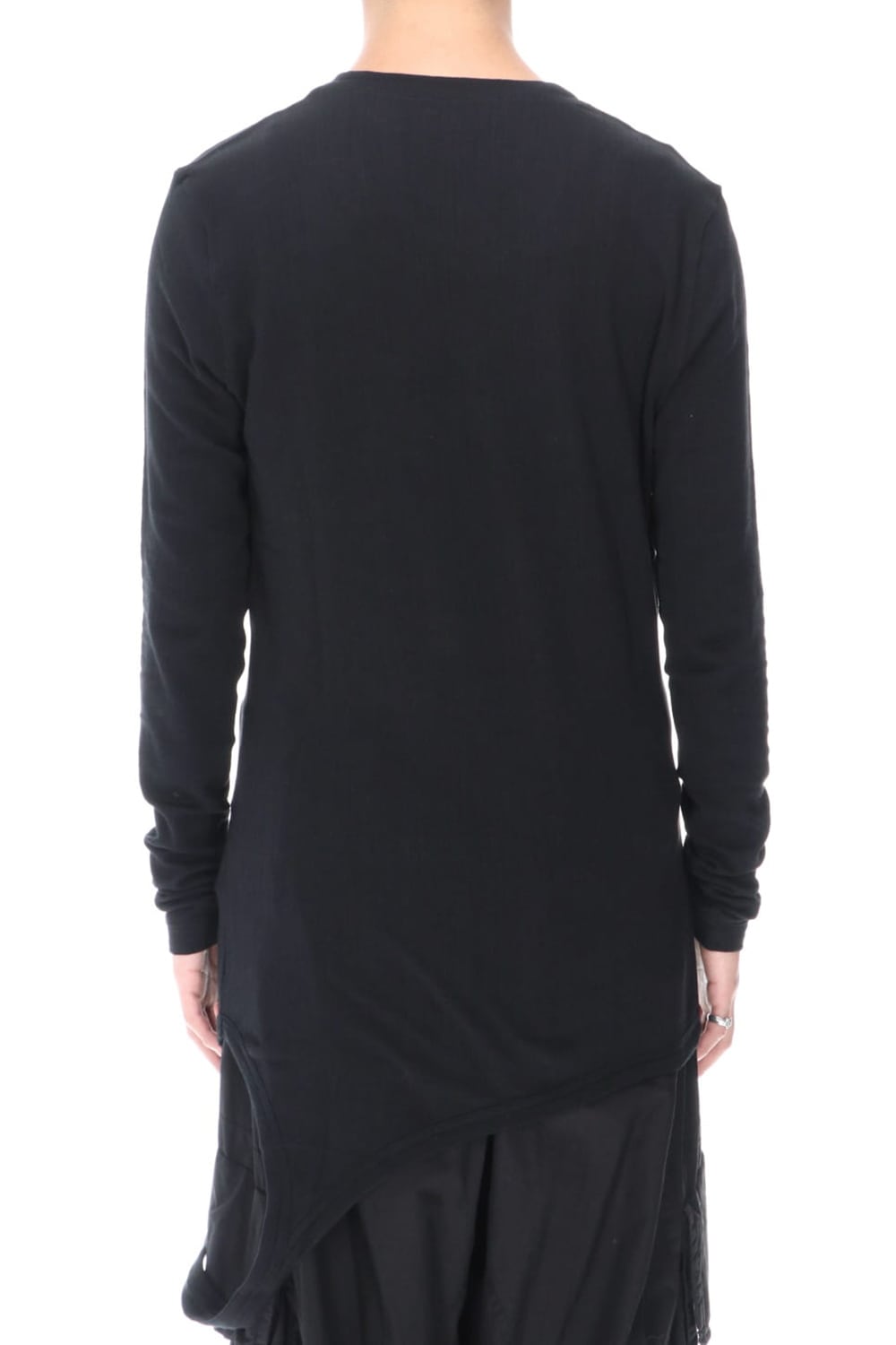 ループ ロングスリーブ T-シャツ ブラック