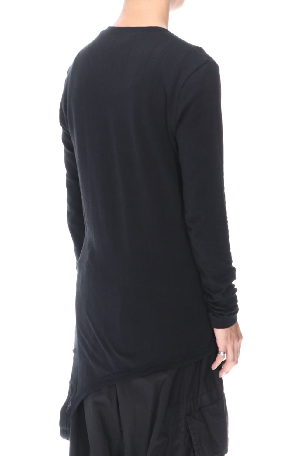 ループ ロングスリーブ T-シャツ ブラック